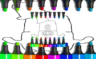 Image Alphablocks Coloring Pages