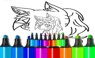 Image Anime Wolf Girl Coloring Pages